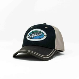 Black hat with tan back