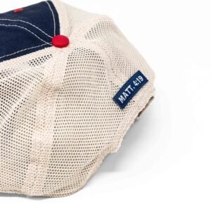 Navy hat with red bill - Image 4