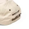 Tan hat with leather logo - Image 4